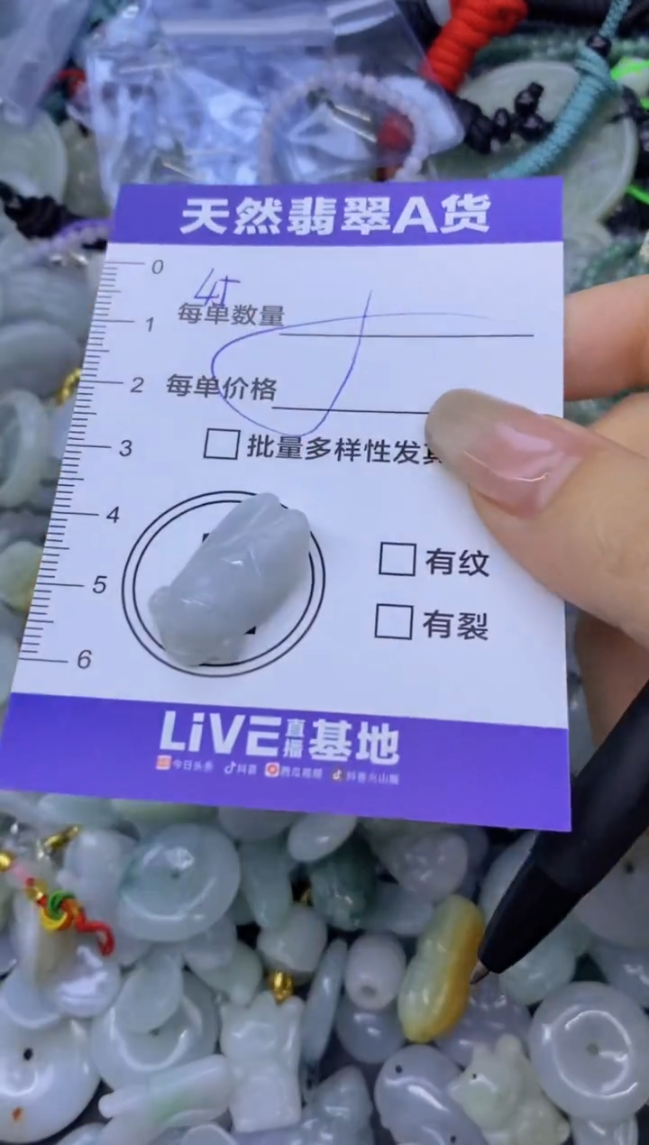 颈饰未镶嵌翡翠天然翡翠A货批量多样性发一件