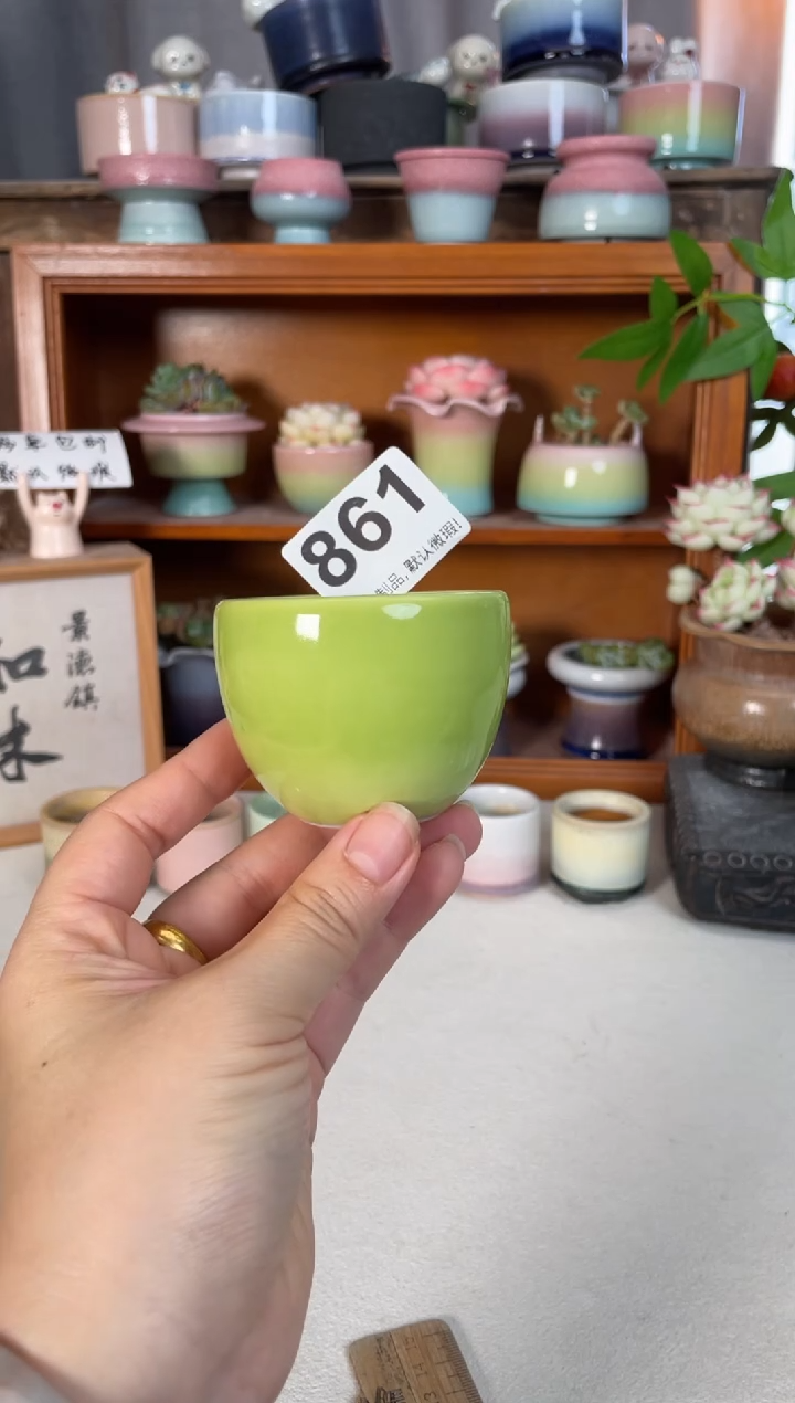 瓷片葛861知木小芳花盆