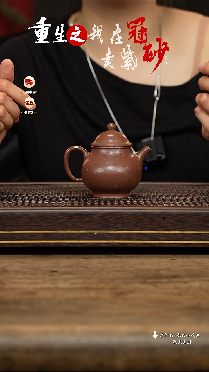 【闪购商品】紫砂茶壶冠砂茶器30