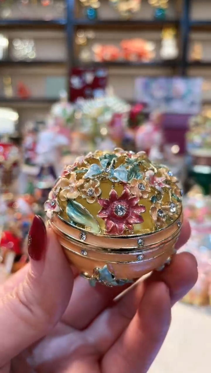 【闪购商品】珐琅彩首饰收纳盒