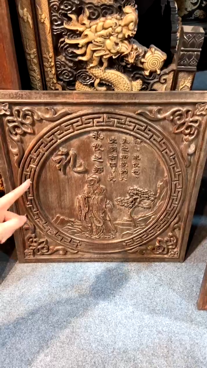 【闪购商品】木A585紫檀雕刻一直播间为准