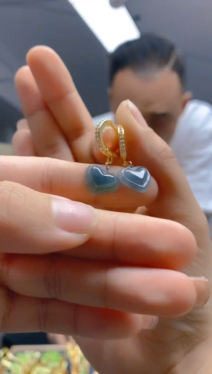 【闪购商品】翡翠耳饰合金0203翡翠耳包