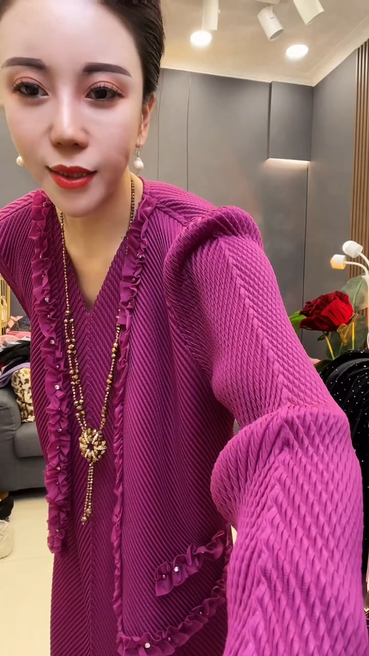 聚酯纤维（涤纶）玫紫色  套