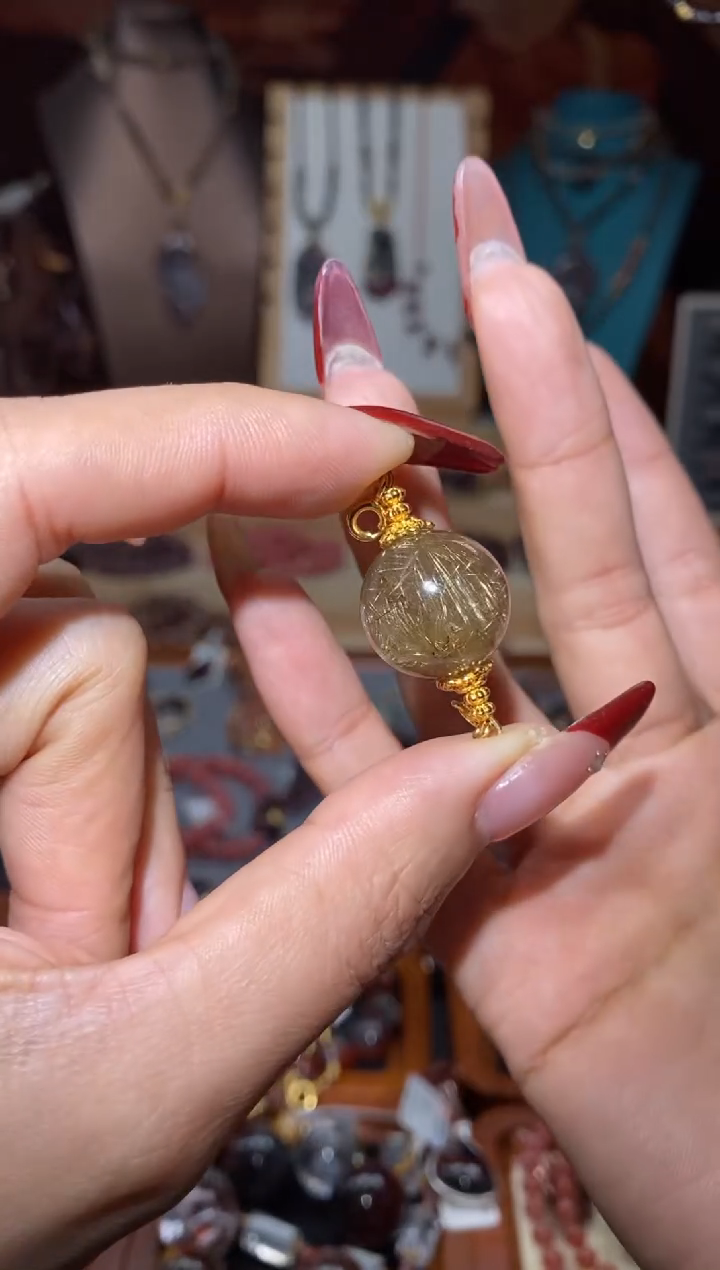 【闪购商品】水晶吊坠未镶嵌发晶双扣