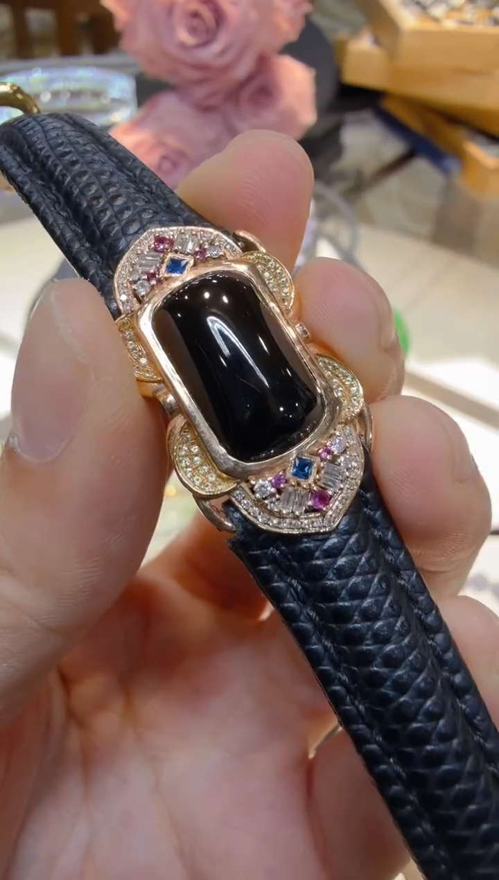 18K金镶嵌手绳翡翠多样性团购发一件