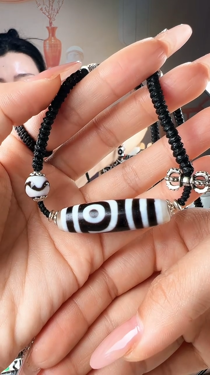 玛瑙/玉髓颈饰未镶嵌二眼