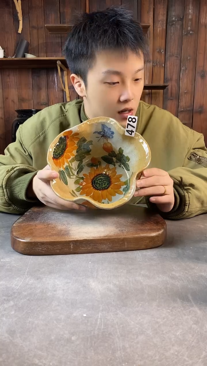 碗478，手工手绘，超值陶瓷