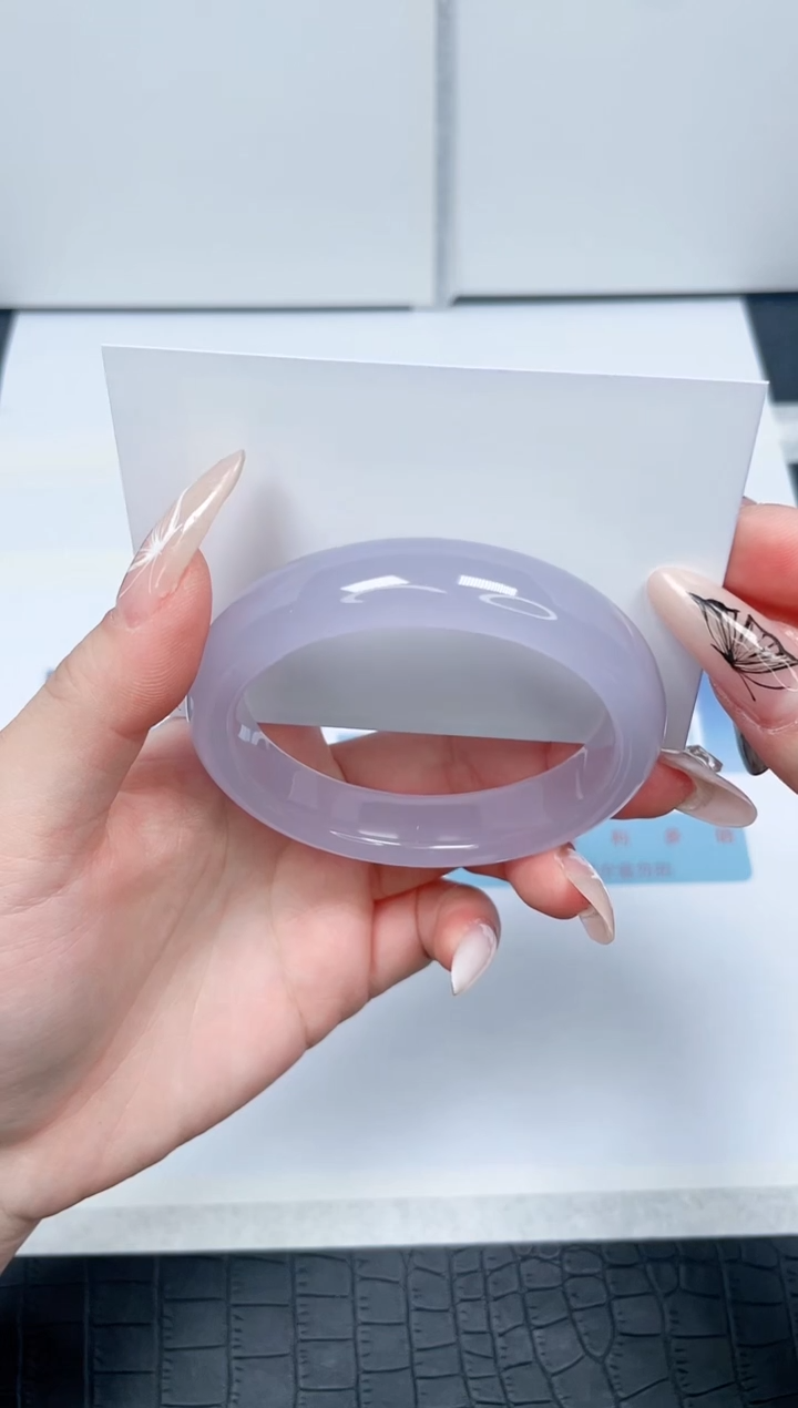 【闪购商品】石英质玉手镯未镶嵌L08-57.5