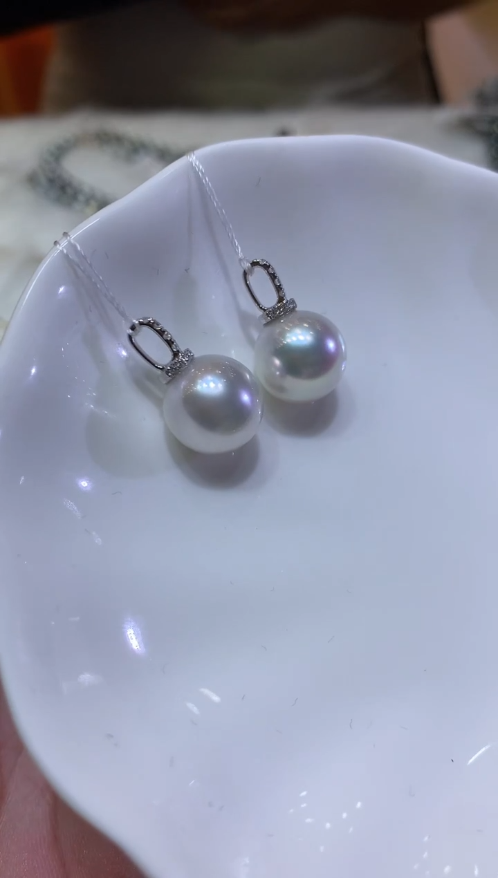 18K金镶嵌吊坠（不含链）海水珍珠A347|多样性发其一|8999