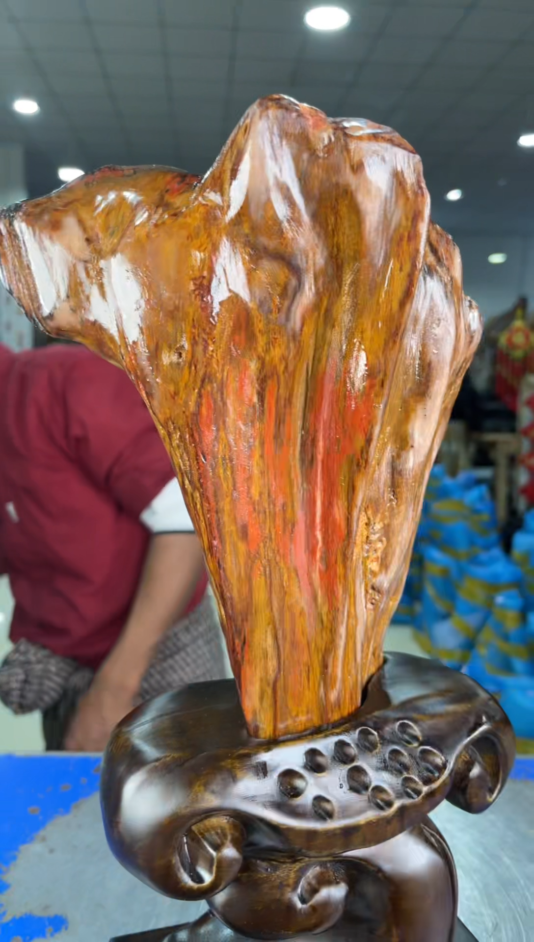 【闪购商品】硅化玉摆件未镶嵌25