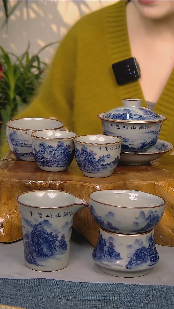 简装家用款6件套 陶瓷家用茶具系列