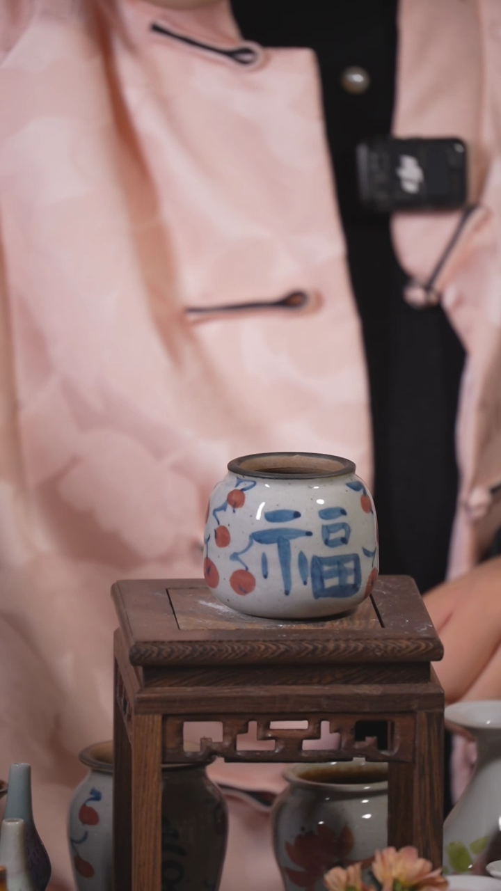 【闪购商品】摆件景德镇纯手工手绘花器