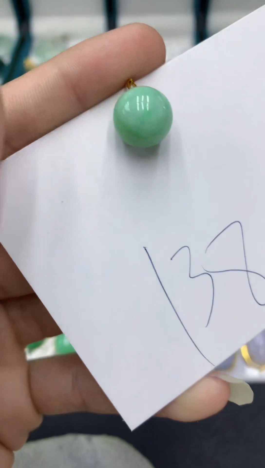 【闪购商品】翡翠颈饰18K金镶嵌翡翠