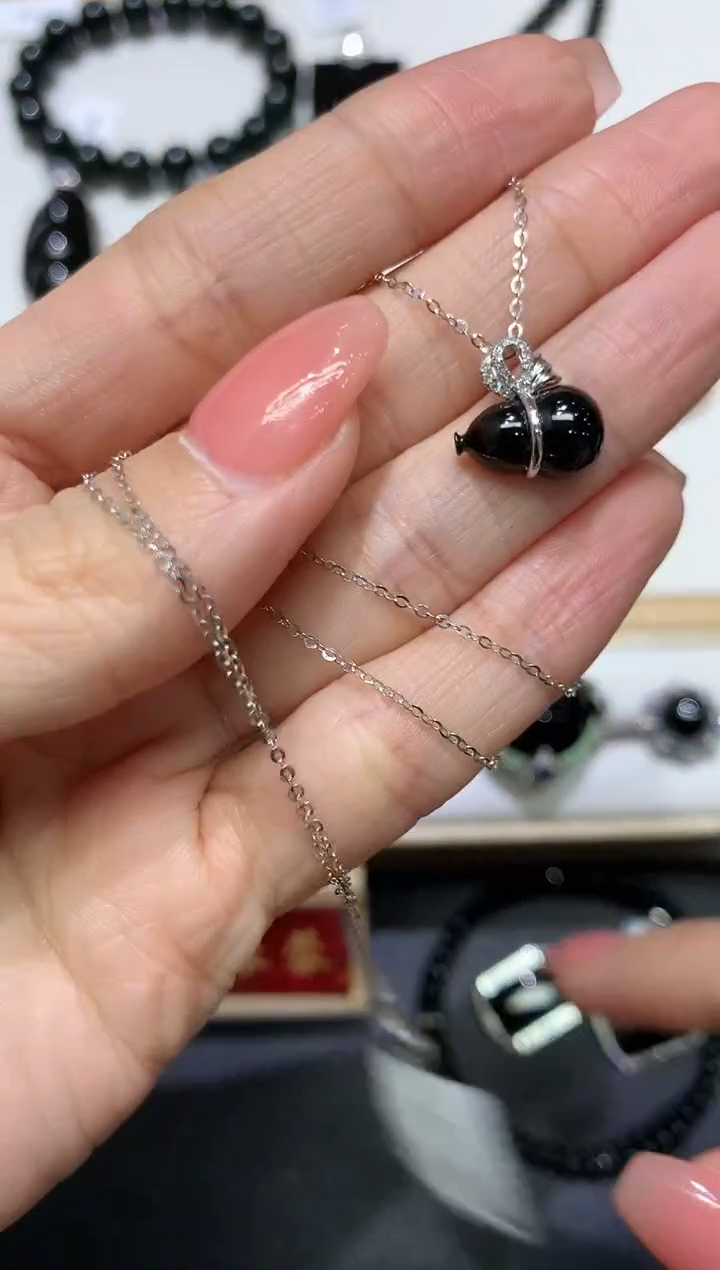 【闪购商品】翡翠套链18K金镶嵌团购2
