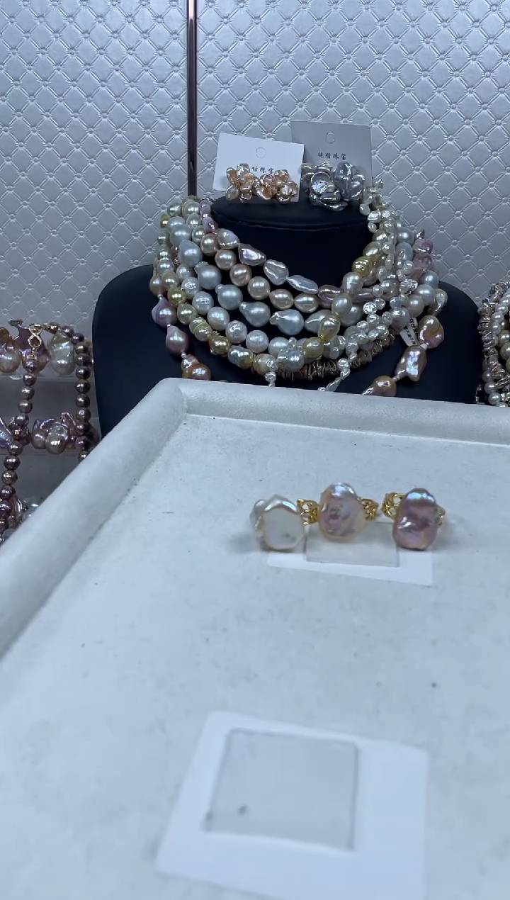 未镶嵌戒指淡水珍珠【纯恬珍珠】（多样性发货发一）