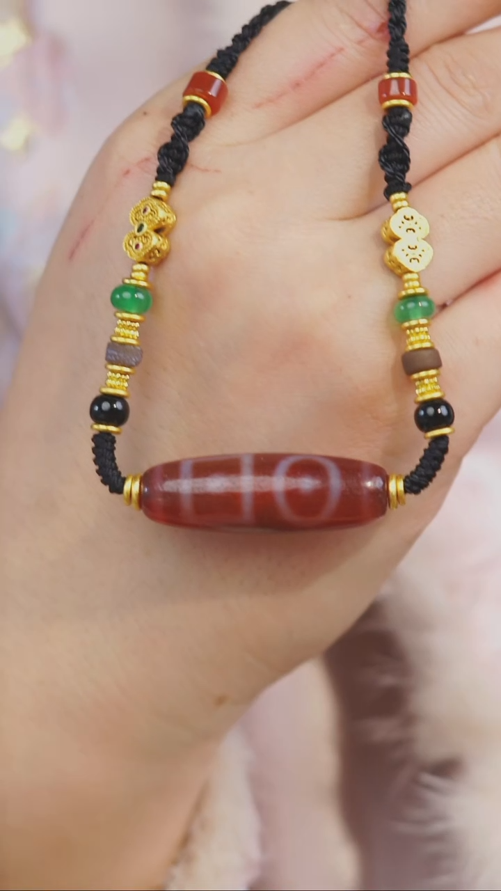 【闪购商品】玛瑙/玉髓项链未镶嵌多样性发一