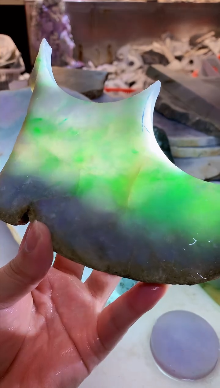 【闪购商品】翡翠挂件未镶嵌0朱0翡翠珠宝633