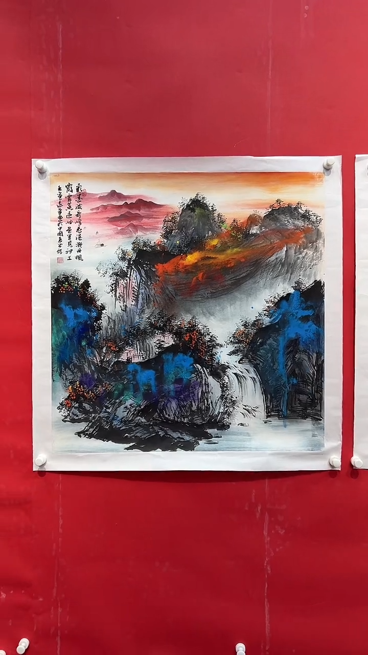 国画画家陆远华纯手绘原作