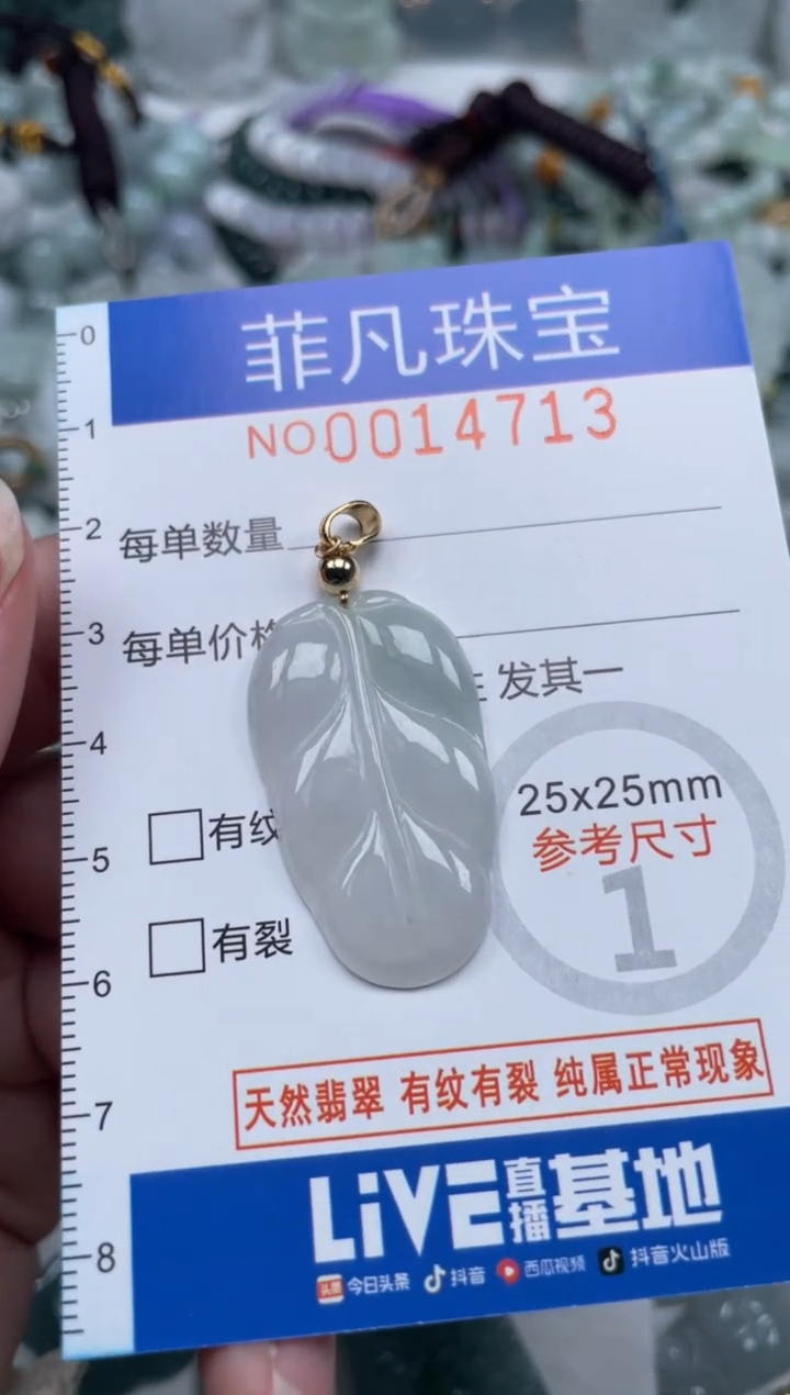 颈饰未镶嵌翡翠14713