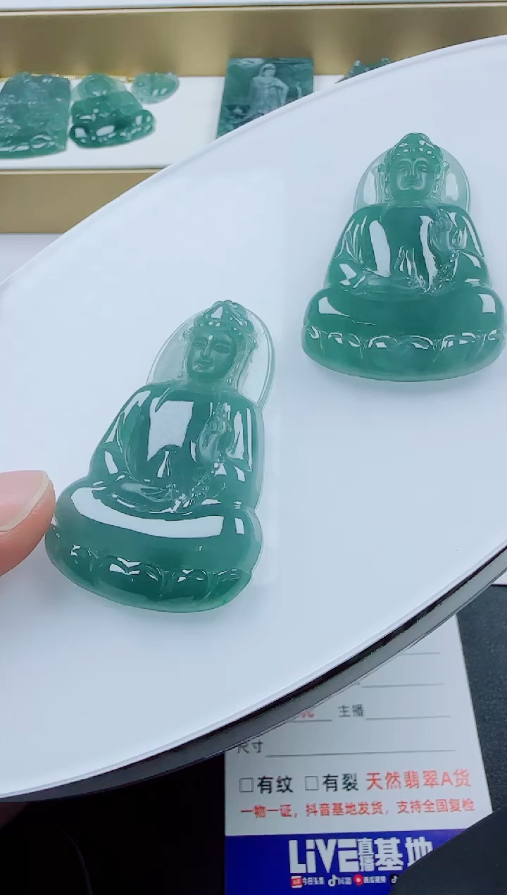 颈饰未镶嵌翡翠素衣多样性发其一
