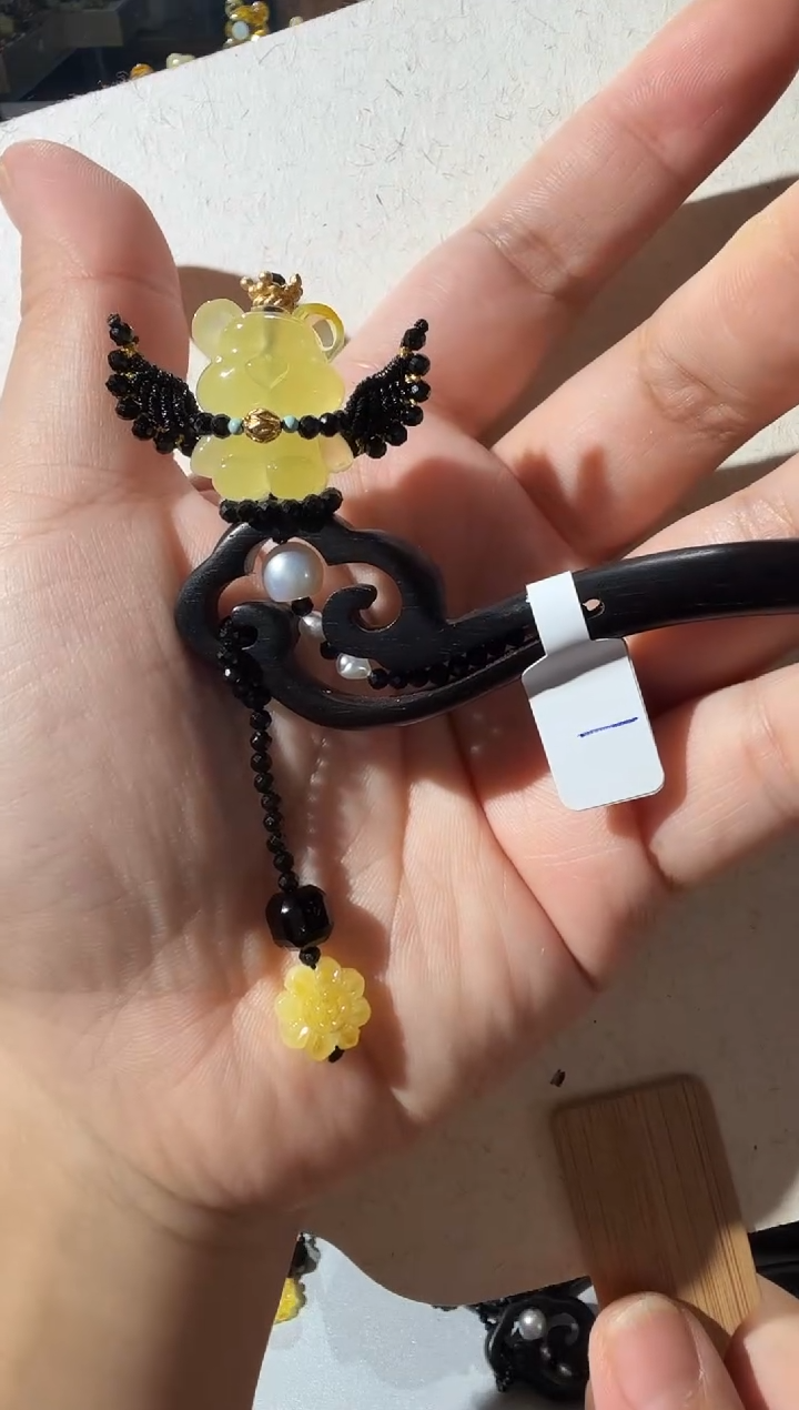 未镶嵌发簪淡水珍珠珍珠发簪