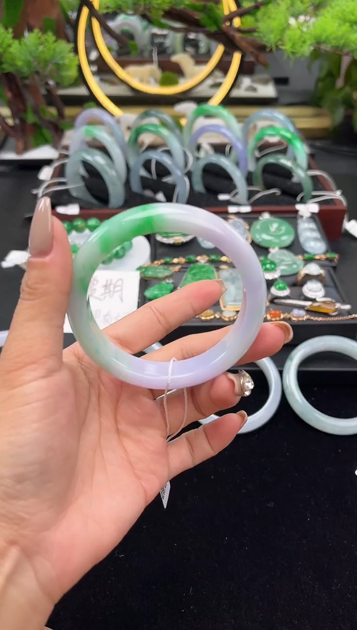 未镶嵌手镯翡翠手镯