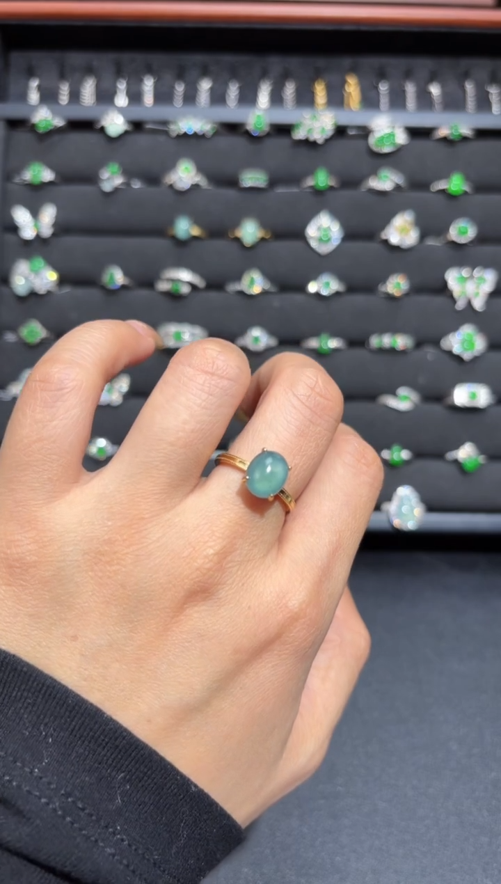 【闪购商品】翡翠颈饰银S925镶嵌蛋面/支持复检/一件