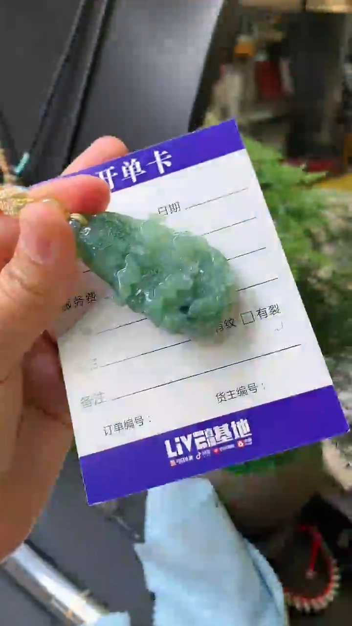 【闪购商品】翡翠颈饰未镶嵌挂件