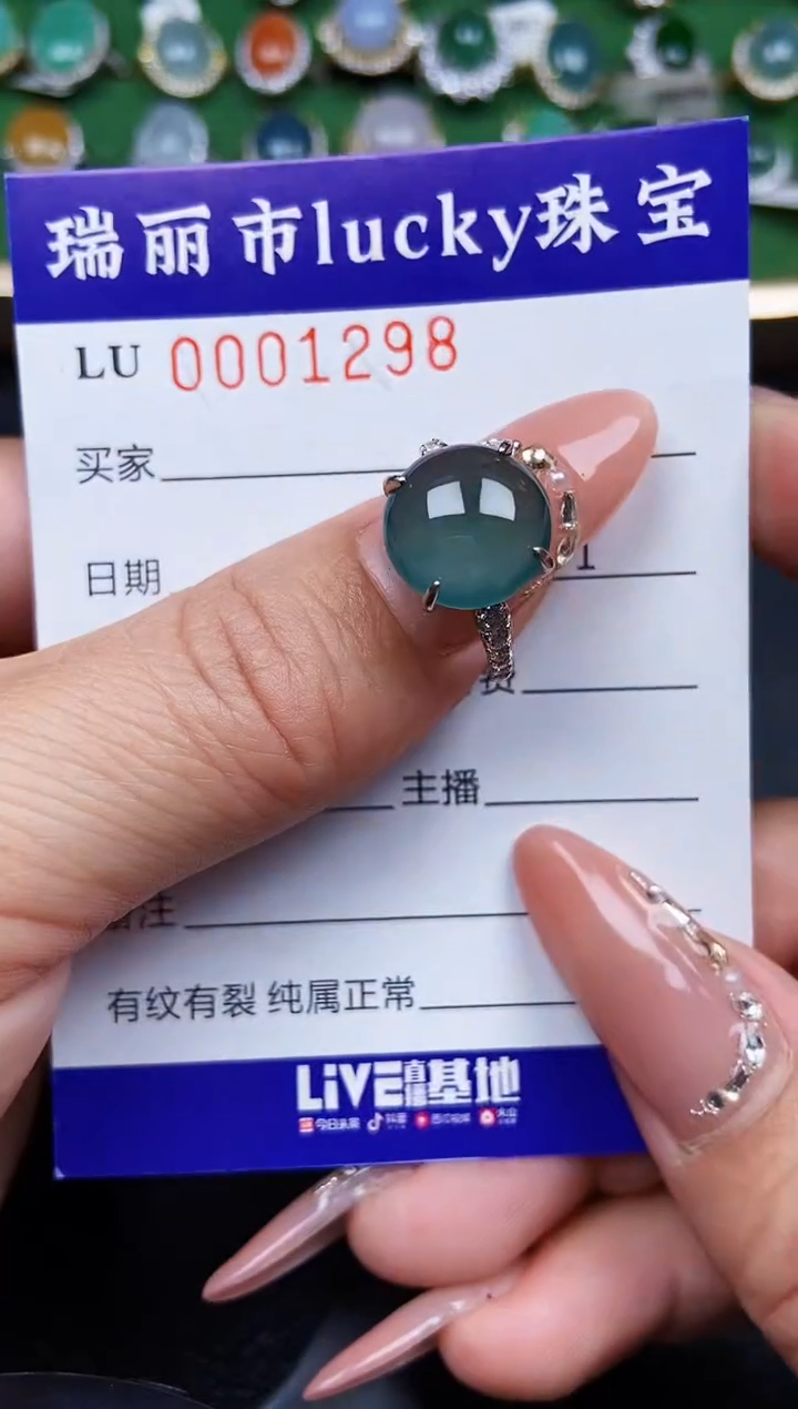 【闪购商品】翡翠颈饰银S925镶嵌1298