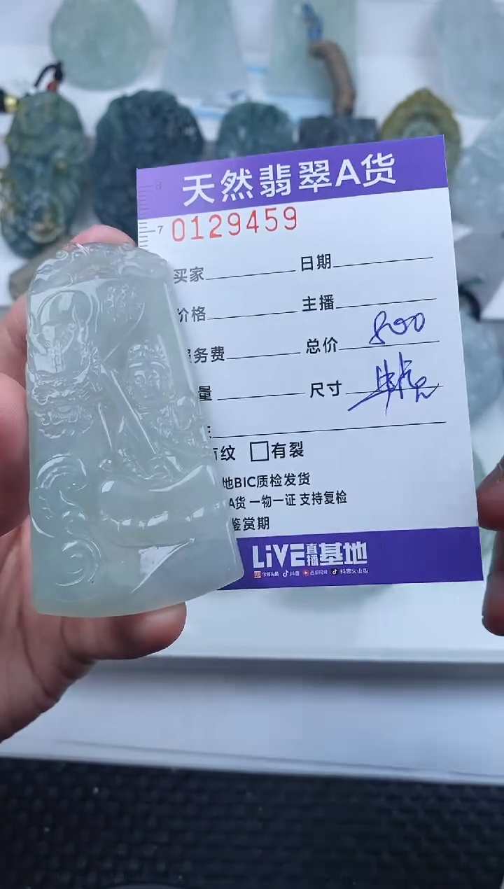 【闪购商品】翡翠颈饰未镶嵌         459