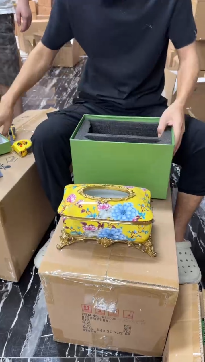 黄铜黛姿家居装饰品摆件  