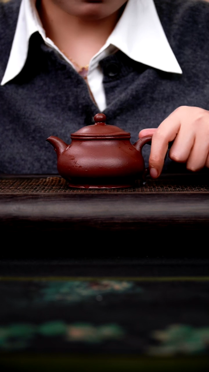 茶壶紫砂 底槽青 潘壶 180cc
