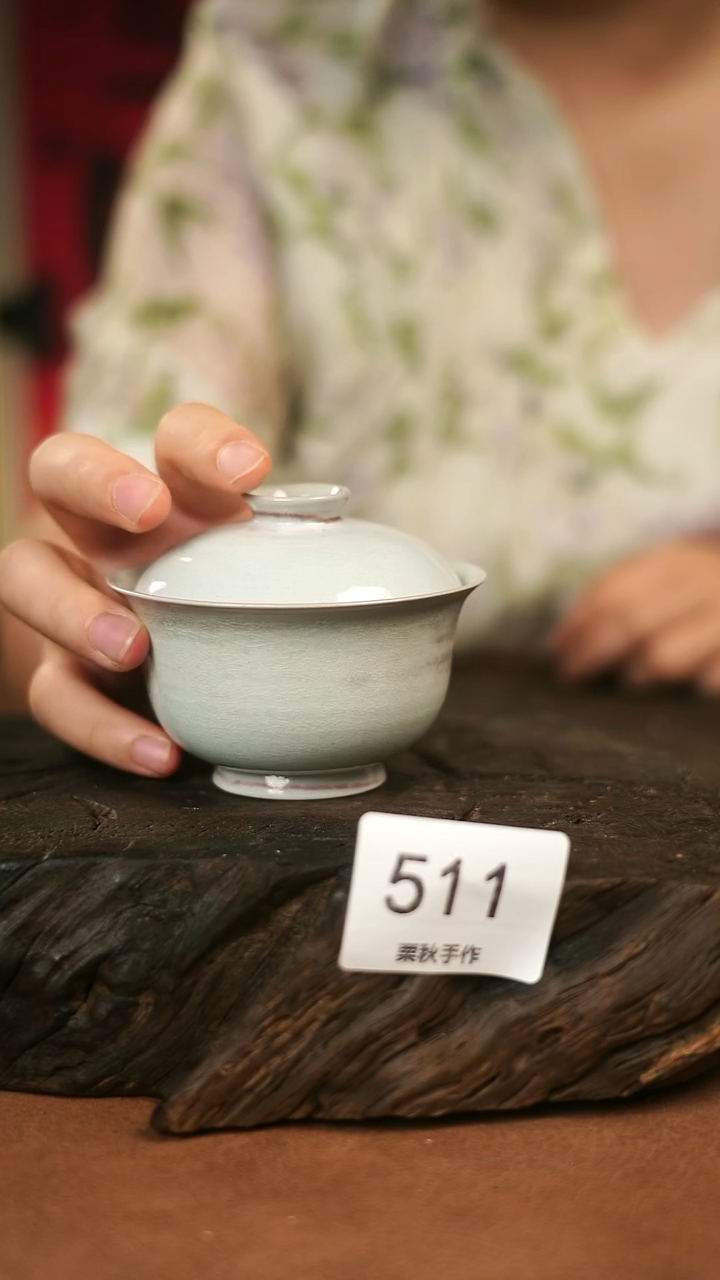 瓷片栗秋手工手作柴烧@511