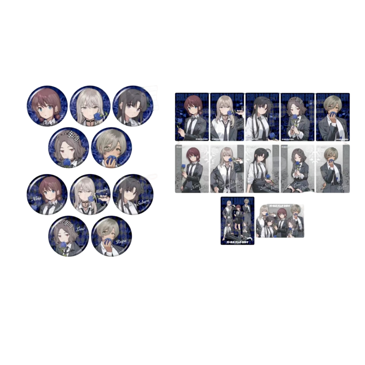 【特惠】哭泣少女乐队 gbc vv3联动吧唧/透卡 日版正版盲盒