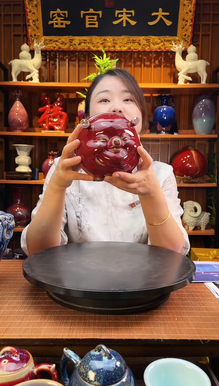 摆件大宋官窑【小财猪】财源滚滚来（多样性发其一）