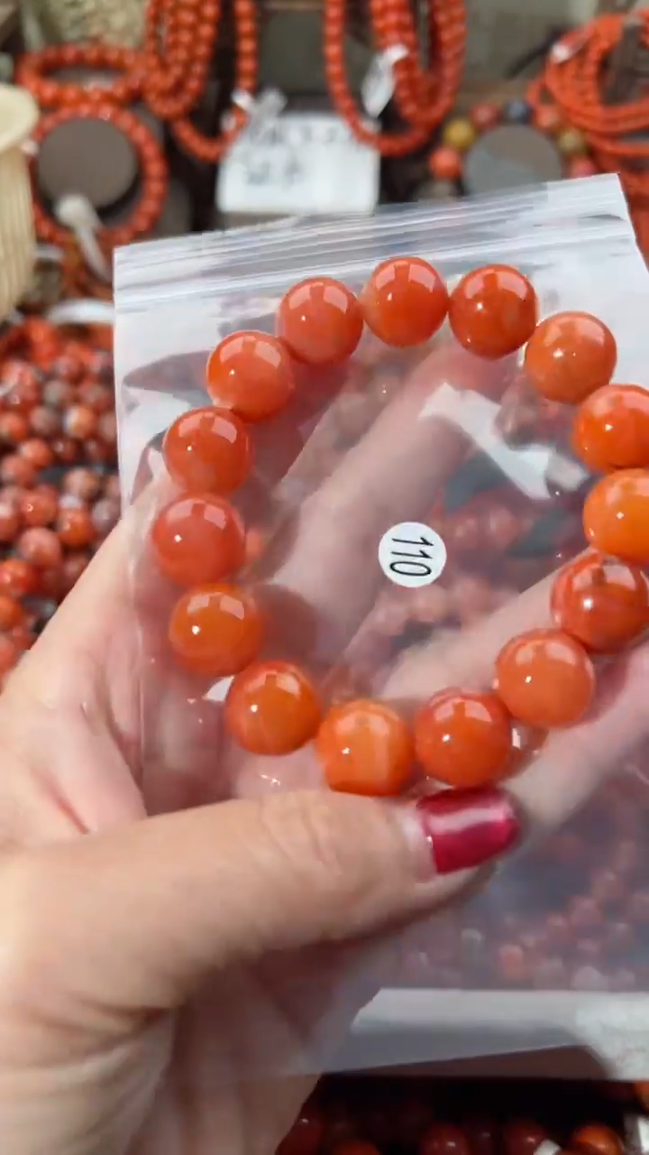 【闪购商品】南红玛瑙手串未镶嵌13+