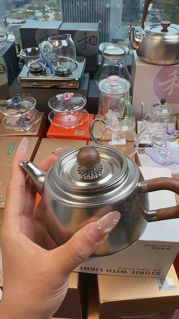 @@器态茗禾纯钛泡茶壶