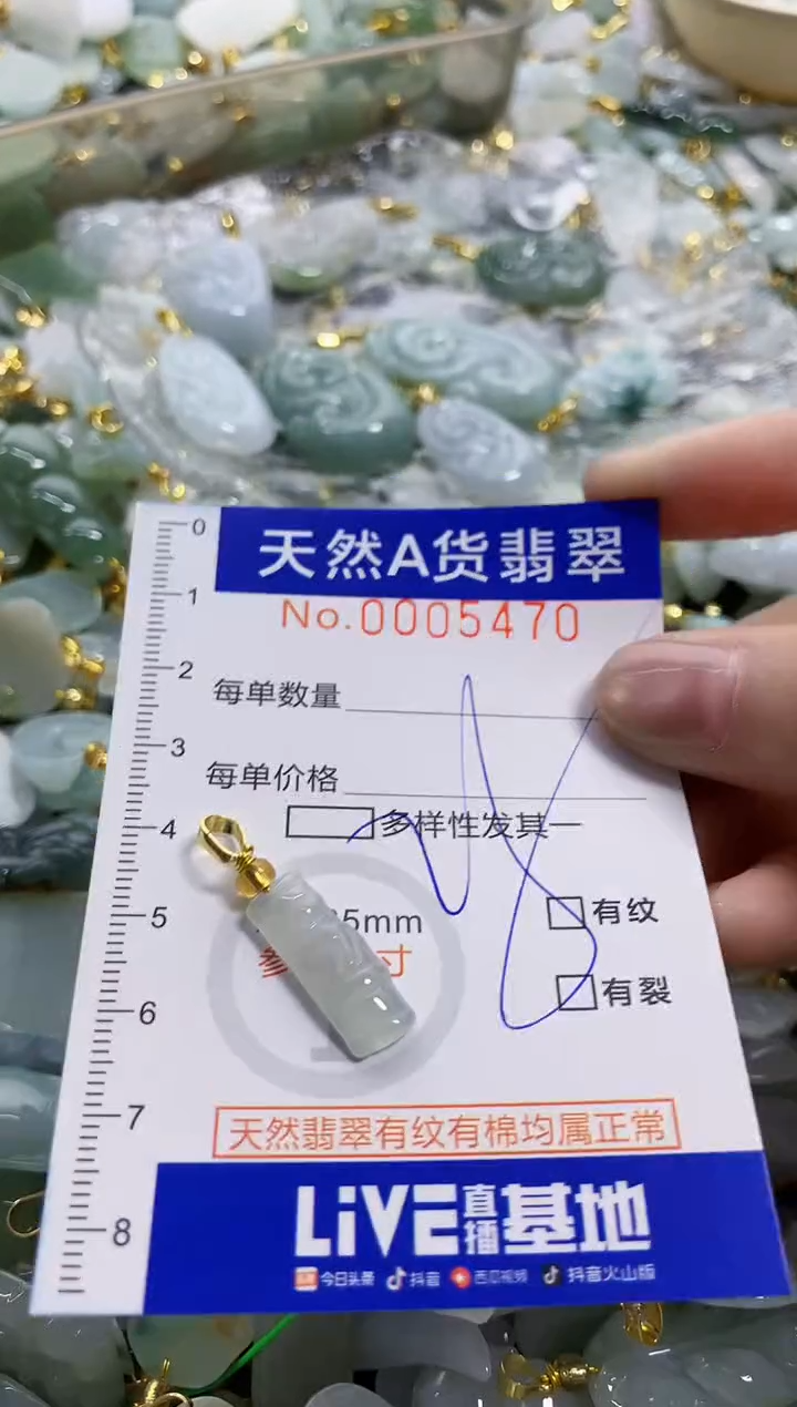 颈饰未镶嵌翡翠天然A货翡翠