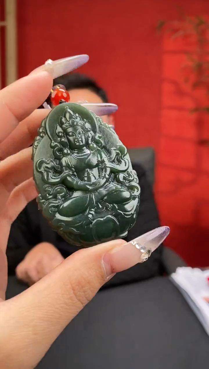 和田玉未镶嵌颈饰C130