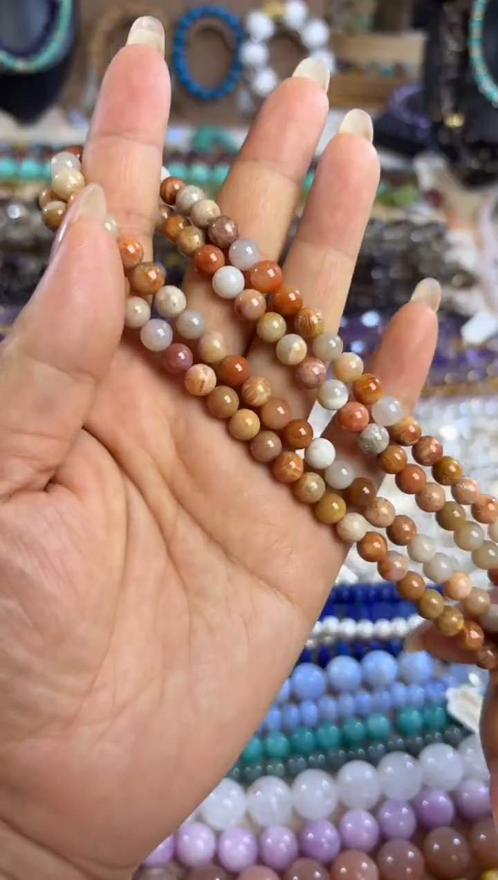 未镶嵌玛瑙/玉髓珠宝半成品卡6 珊姑娘