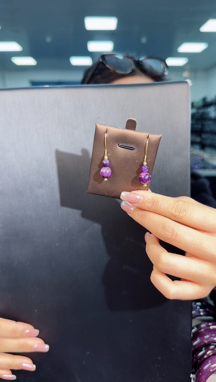 【闪购商品】苏纪石（舒俱来）耳钩未镶嵌多样性发一 /耳钩K金