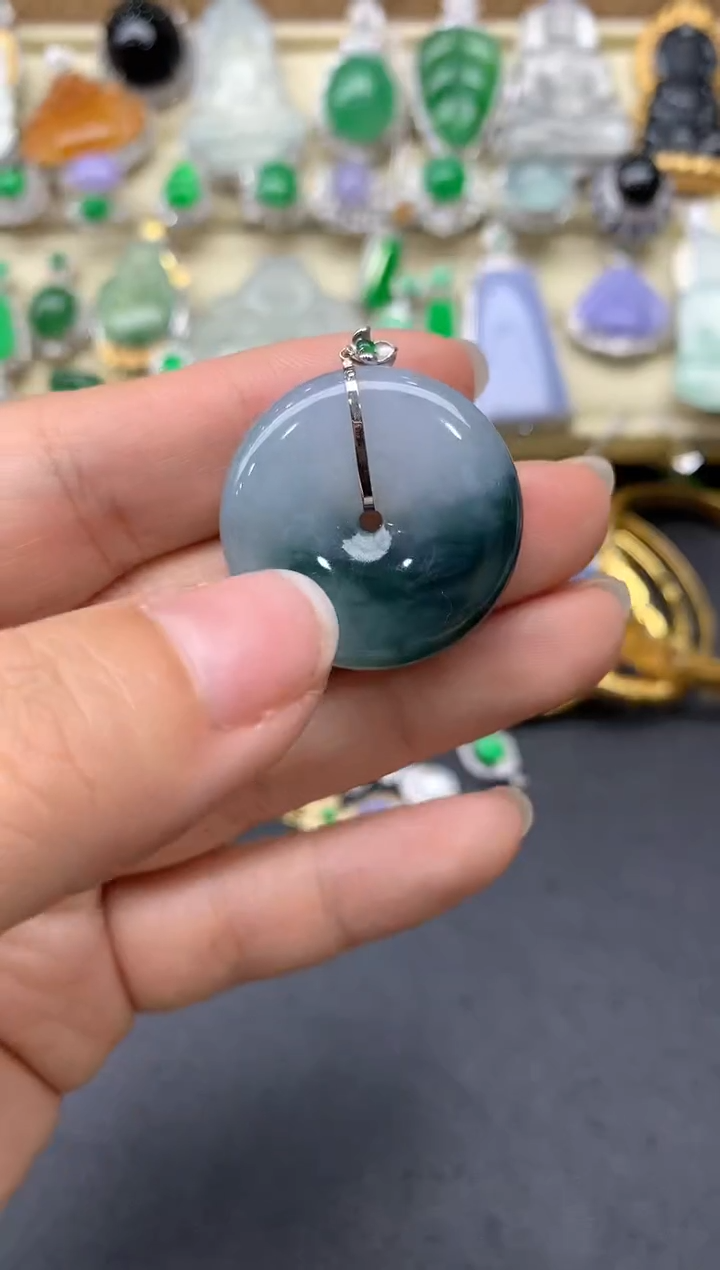 【闪购商品】翡翠颈饰18K金镶嵌71-中国好珍宝