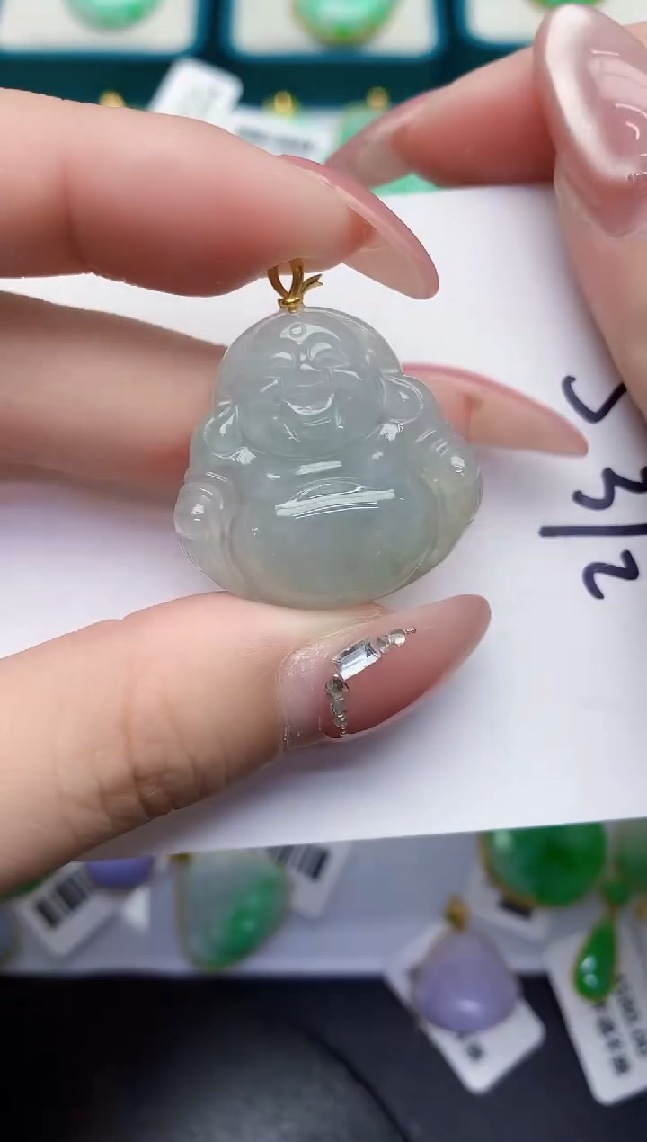 【闪购商品】翡翠颈饰18K金镶嵌000000000