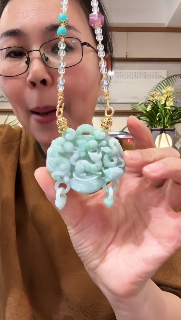 【闪购商品】翡翠颈饰未镶嵌国风