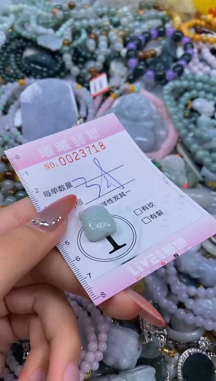 翡翠未镶嵌颈饰闪购0023718