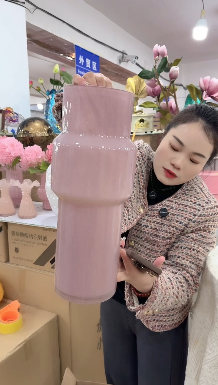 【闪购商品】无铅玻璃甄选花器-m-早43