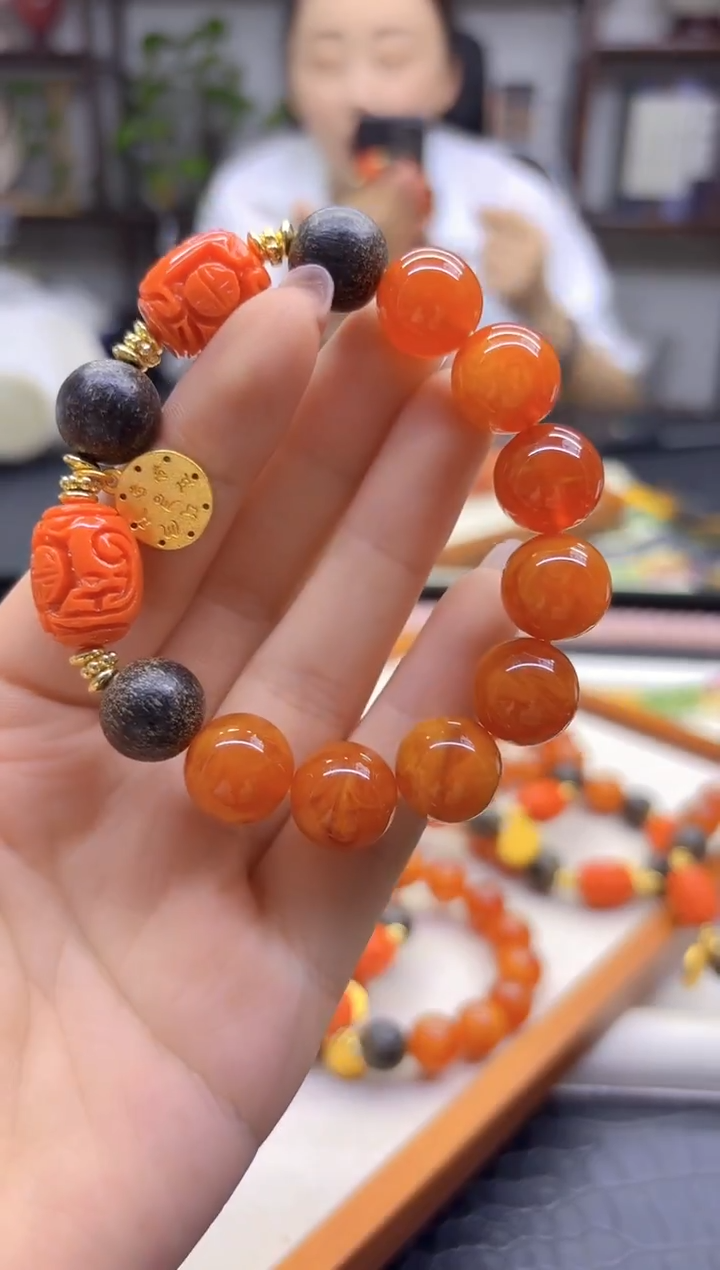 手链蜜蜡未镶嵌DIY款S970