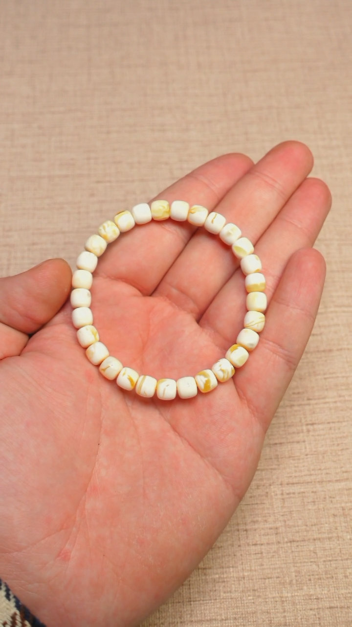 【闪购商品】蜜蜡手链未镶嵌2423/7mm双标手串