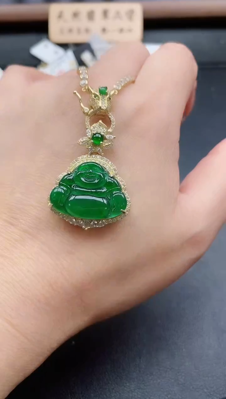 套链银S925镶嵌翡翠1