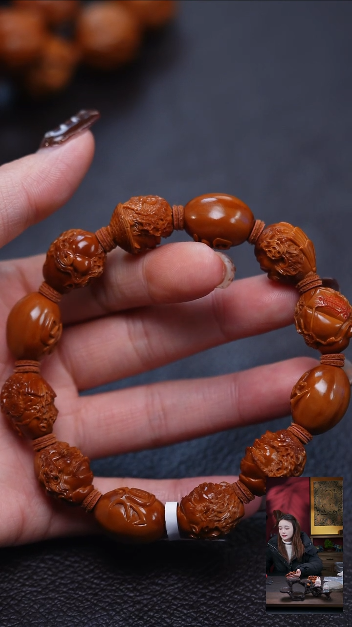 手串/手链橄榄核夏**鸣 橄榄核